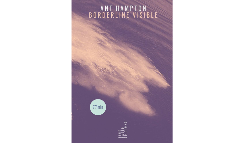 photo of purple cover of the book Borderline Visible by Ant Hampton 