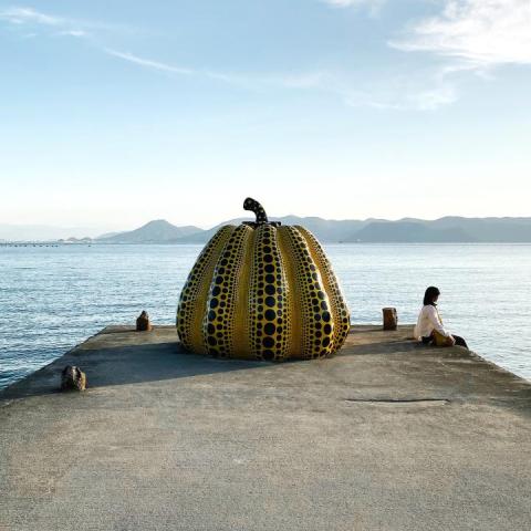 Kusama on Naoshima