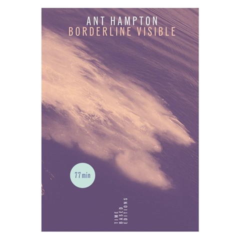 photo of purple cover of the book Borderline Visible by Ant Hampton 