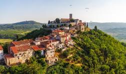 Motovun is a small village in central Istria (Istra), Croatia. City containing elements of Romanesque, Gothic and Renaissance styles.